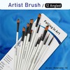 Falling in Art Paint Brushes Set, 12 PCS Nylon Professional