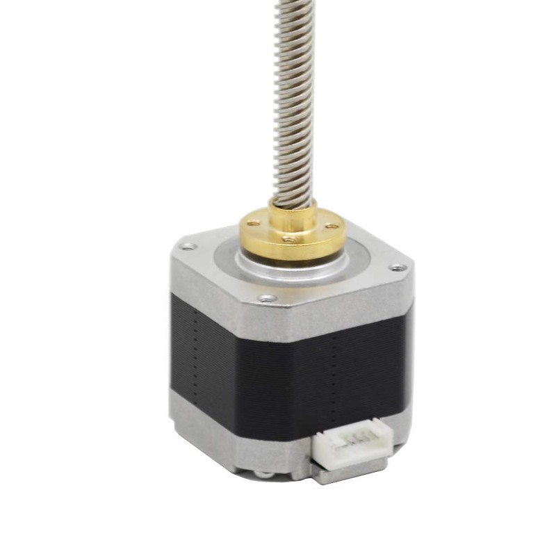 Iverntech NEMA 17 Stepper Motor with Integrated 350mm T8 Lead
