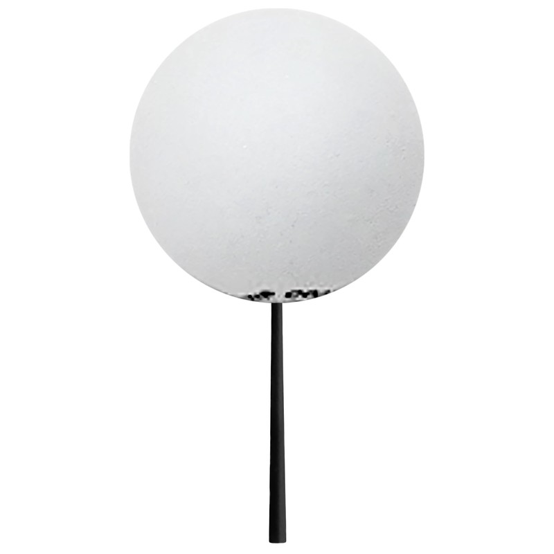 Coolballs Plain White Eva Foam Car Antenna Ball/Car Antenna Topper/Eva