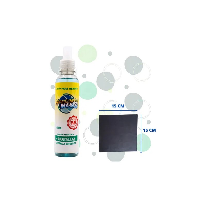 Limpiador De Pantallas Hiperlimpio Max Q 250ml