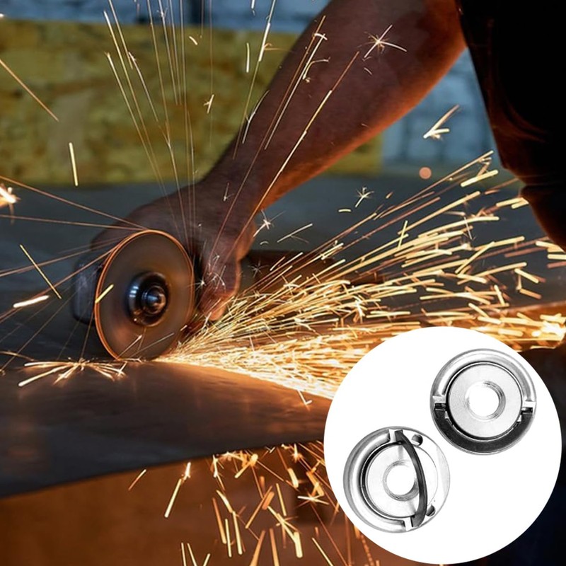 2 Pcs M14 Quick Release Self Locking Flange Nut -