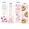Coquette Style Bookmarks. Cute Pink Bow Bookmarks for Women with