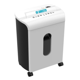 NA Woolsche Paper Shredder, P-4 Security Level,15-Sheet Cross Cut with 5.8-Gallon P