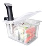 Everie Sous Vide Container 12 Quarts with Universal Collapsible Hinged