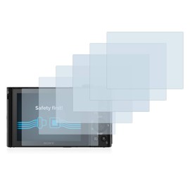 6x Screen Protector for Sony Cyber-shot DSC-HX90V Protection Film - Crystal-Clear, Bubble-Free