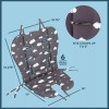 Todays Kids Baby High Chair Cover Pad - Wooden High