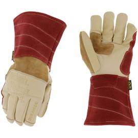Mechanix Wear: Flux Stick + MIG Welding Gloves, Durahide Cow Leather, Heat Resistance, DuPont Kevlar Stitched for Added Durability, Safety Gloves, Designed for High Heat Welding (Brown, X-Large)