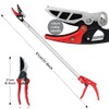 32-Inch Cut and Hold Pruners, Long-Reach Tree Pruner with Rotating