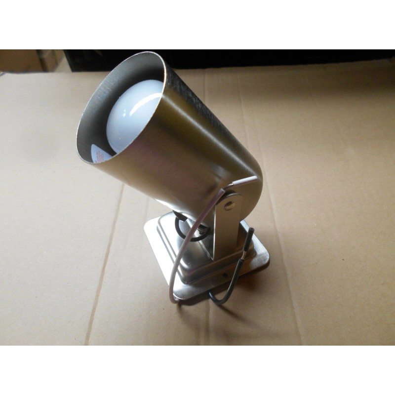 GUSTAFSON *RV 12 VOLT SWIVEL READING LIGHT BRUSHED NICKEL W/BULB