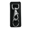 JAY-PEE Genuine Leather Key Ring Holder with Steel Belt Clip