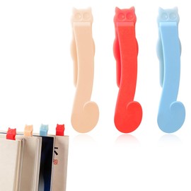 JEYORZY 3 Stück Lesezeichen Klemme, Bunte Bookmark für Leseliebhaber, lesezeichen, lesezeichen Personalisiert, Silikon Book Mark Buch Lesen Zubehör, Geschenke für Bücherwürmer Buchliebhaber Lehrer