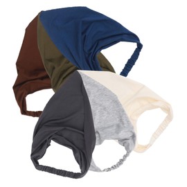 Kisangel Elastic Large Triangle Headscarf 6pcs Women's Hair Scarves Non-Slip Design for Parties Outdoor Activities