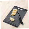 SHOWERORO Non-Slip Pp Chopping Board for Kitchen Black Cutting Board