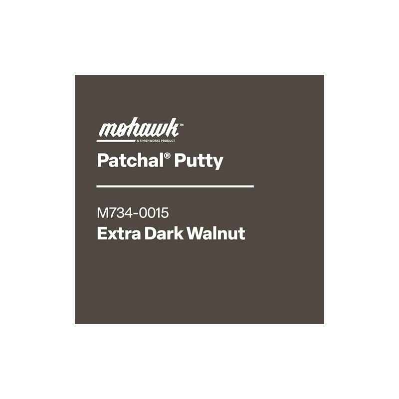 M734-0015, Mohawk Patchal Putty, Extra Dark Walnut,1 Count 4oz