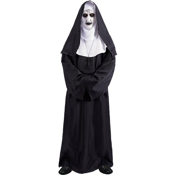 Mahoon Halloween Nun Costume – Deluxe Scary Nun Outfit with