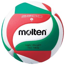 Molten Balón Voleibol V5m2200-L No. 5 Outdoor Color Tricolor/Verde/Blanco