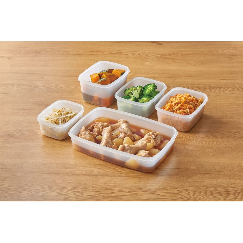 THERMOS My Food Container Square Type 600ml Black KC-SA600 BK