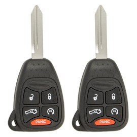 Keyless2Go Replacement for 5 Button Remote Key w/Trunk for Select Jeep OHT692427AA KOBDT04A