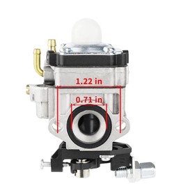 Kurihina Compatible with T242 A021002070 Carburetor for Shindaiwa T242X AH242 AHS242 C242 LE242 String Trimmer Weed Eater A021002070 Carburetor for Poulan Pro PR2322 23cc gas hedge trimmer
