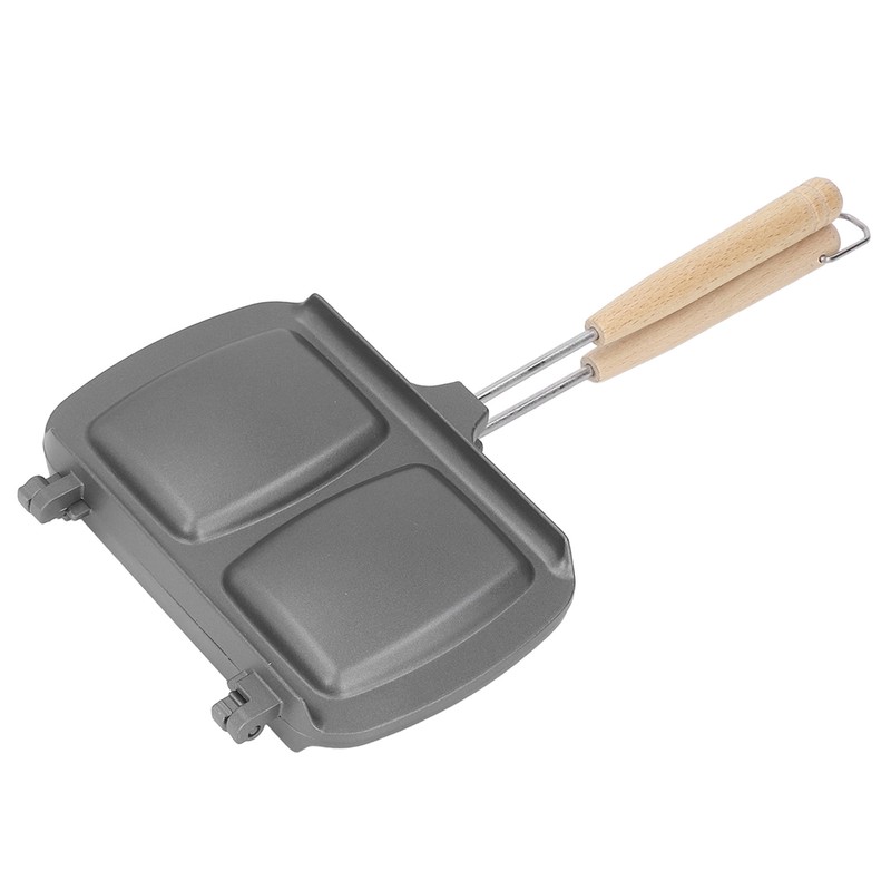 Double Sided Frying Pan Fast Heat Conduction Evenly Heated Detachable