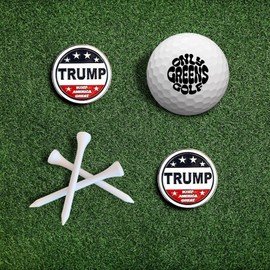 Golf Ball Marker Gift Set - Trump "Keep America Great"