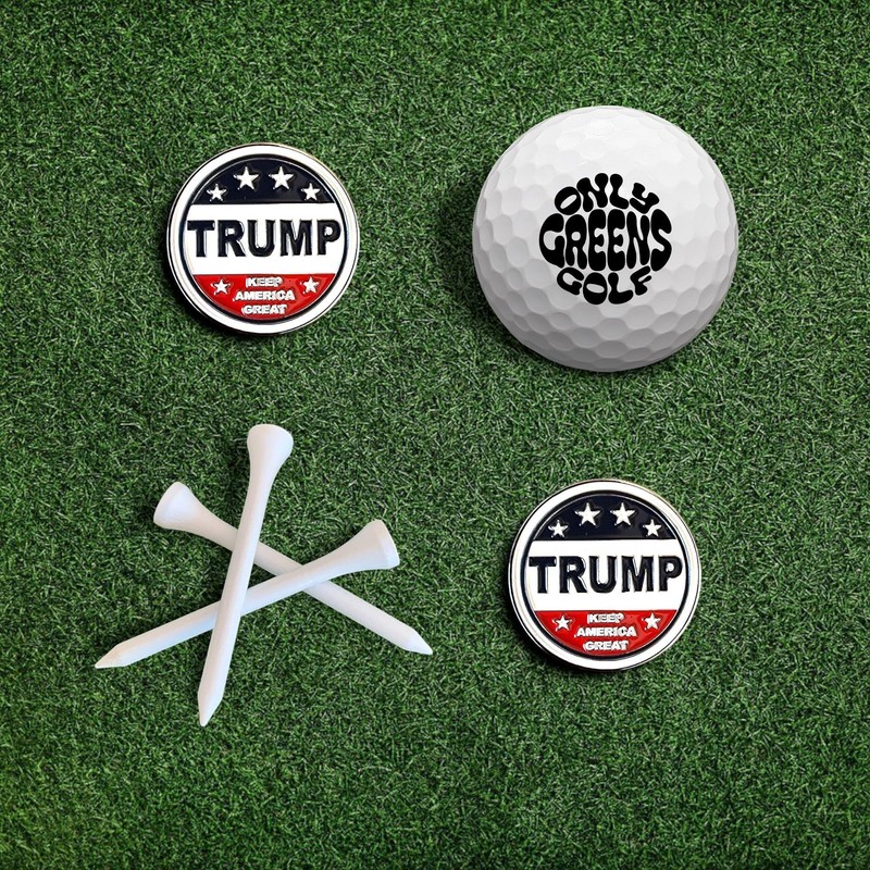 Golf Ball Marker Gift Set - Trump "Keep America Great"