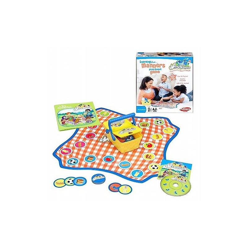 Playskool Noodleboro Picnic Basket Manners Game