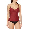 prAna Moorea Tankini para Mujer, con Techo Oxidado, pequeño