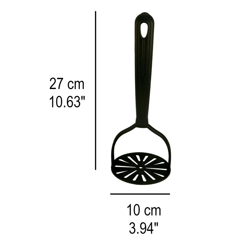 2 Piece Manual Potato Masher Plastic Pestle and Potato Peeler