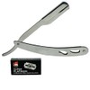 GBS Professional Straight Edge Barber Shaving Shavette Razor with 100