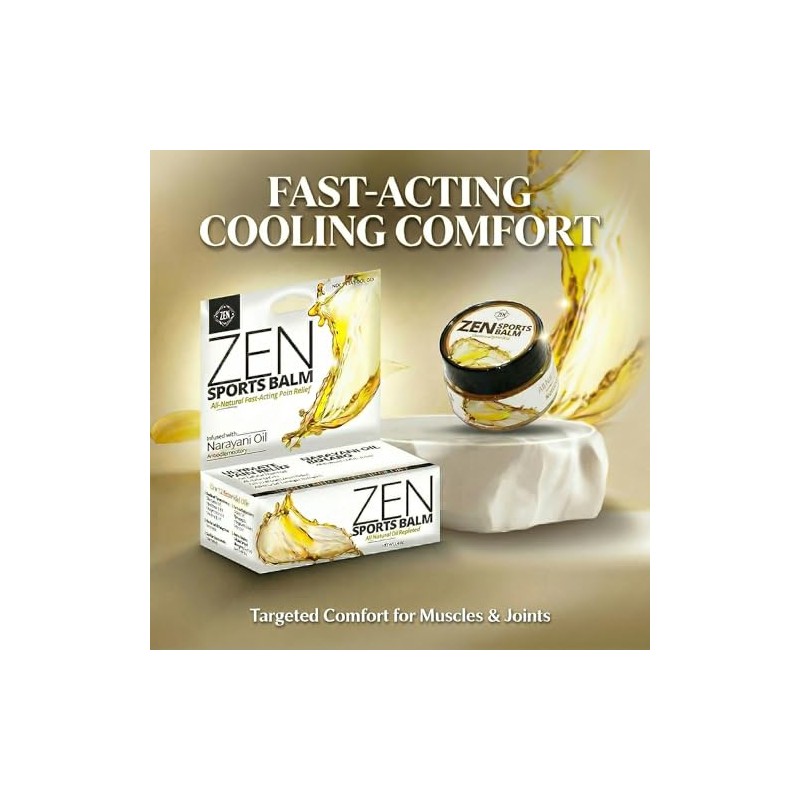ZEN Sports Balm – Plant-Based Topical Balm Infused with Narayani