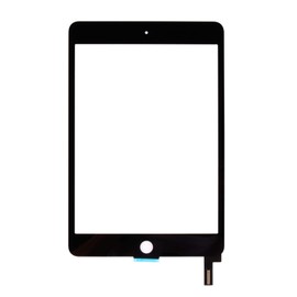 E-Soul Neuer Bildschirmersatz f??r i Pad Mini 4 7,9 Zoll A1538 A1550 Digitizer Glas Touchscreen Ersatz und vorinstallierter Klebstoff mit Reparaturwerkzeug-Kit (ohne Home-Taste, ohne LCD)(Schwarz)