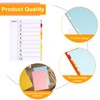 （5 Pack） A4 File dividers Dividers, 10 Part Folder Dividers
