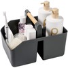 rejomiik Portable Shower Caddy Basket with Bamboo Handle, Plastic Cleaning
