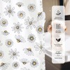MEHOFOND Daisy Shower Curtain Cute Floral Shower Curtain for Bathroom