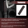 X AUTOHAUX Car Interior Handbrake Cover with Red Thread Replacement