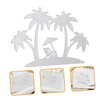 VILLFUL Beach Coconut Tree Metal Cutting Die Multi Use Stencil