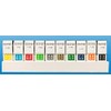 Tabbies Original COL'R'TAB 11190 Series Double Numeric Label Kit, 00-99,