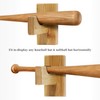 AK KYC Baseball Bat Display Case Holder Wall Mount Horizontal