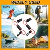 BOXOB 2pcs Boat Whistle with Lanyard, Loud Safety Emergency Whistle