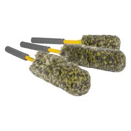 Chemical Guys Rimpaca Ultimate Wheel Brush Juego de 3 Piezas, Seguro para Coches, Camiones, todoterrenos, caravanas, Motocicletas y más