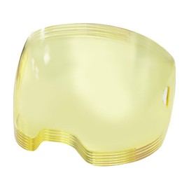 7 Pack 0700000803 Front Amber Lens, 3.94" x 2.36" Visible Lens, Compatible with ESAB Sentinel A50 Lenses, Not compatible with ESAB Sentinel A60 Welding Helmet