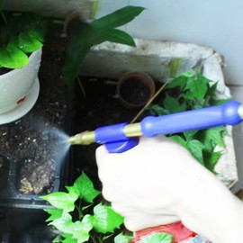 Sorandy Watering Wand, Stainless Steel Hand Pressure Sprayer, Plant Watering Wand Pulling Spray Rod with Hose Metal Garden Hose Nozzle Sprayer for Water Hanging Baskets, Garden Bottle, Double Headed