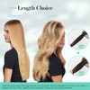 Ukira Black Hair Extensions Real Human Hair Clip in Extensions,