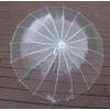 Kvittra 8 Pack Clear Wedding Umbrellas, 36" Large Style Stick