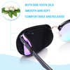 Nuanchu 6 Pcs Silk Eye Patches for Adults Kids Men