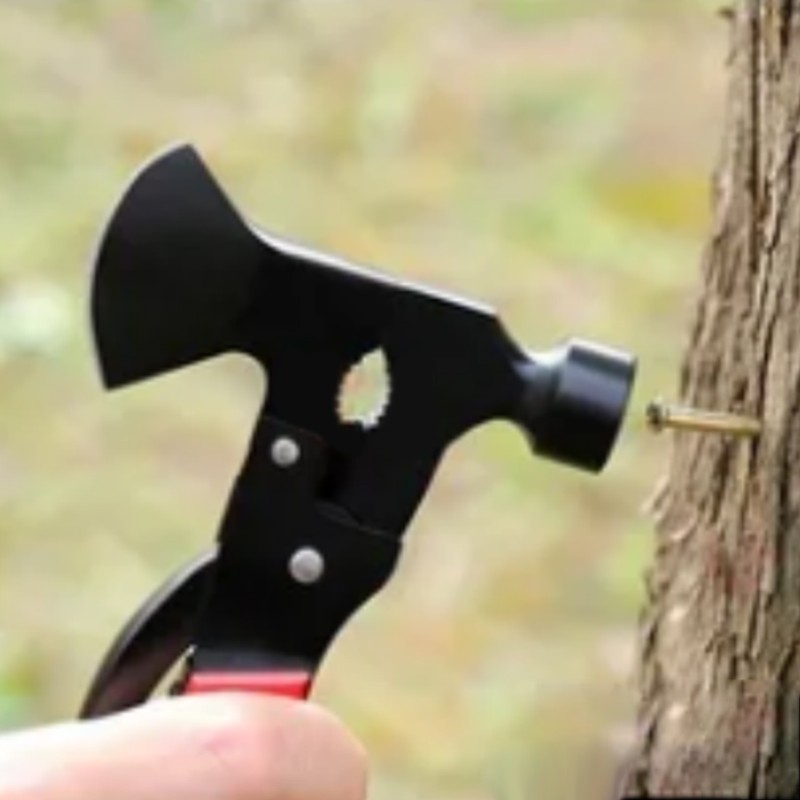 Multi Purpose Tool Axe Stainless Steel Portable Outdoor Camping Safety