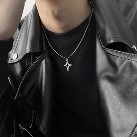 Gifts for Boyfriend Necklace Silver Chain for Men Star Necklace Promise Chain Meaningful Boyfriend Birthday Gift Ideas