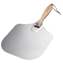 Westmark Pizza Peel Paolo - High Quality Pizza Peel with Wooden Handle Ideal for Pizza, Tarte Flambée and Bread, Suitable for Oven and Grill - Aluminium, Wood