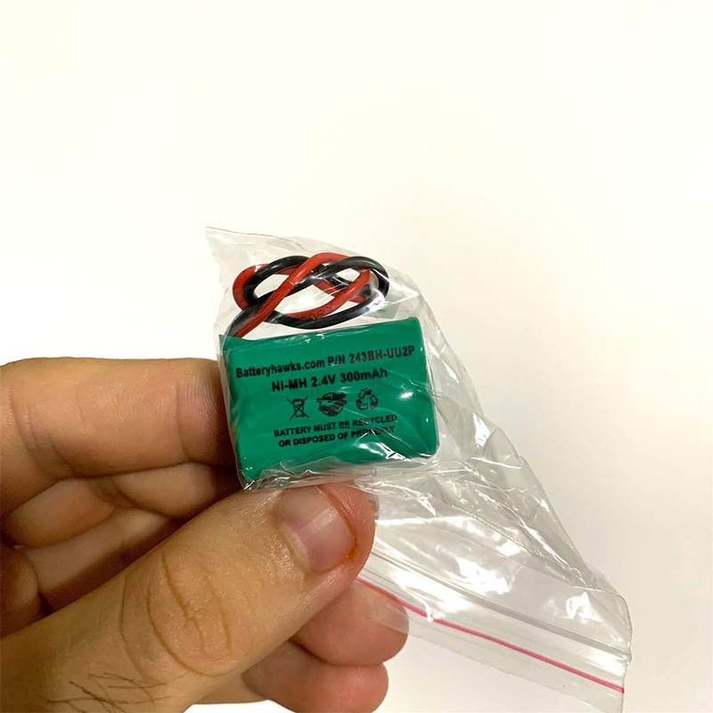 232020 Battery SERVERPASS Pager 450 46785 B11550 PAGSPVTFPB 2.4v 300mAh